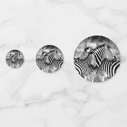Straal van Zebra Confetti (Achterkanten)