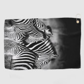 Straal van Zebra Golfhanddoek (Horizontaal)