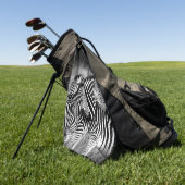 Straal van Zebra Golfhanddoek (Groen)