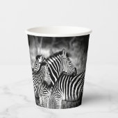 Straal van Zebra Papieren Bekers (Voorkant)