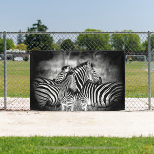 Straal van Zebra Spandoek