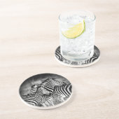 Straal van Zebra Zandsteen Onderzetter (Zijkant)