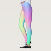 Straalboogkleuren Abstracte vervagen Ombre Leggings (Links)