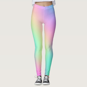 Straalboogkleuren Abstracte vervagen Ombre Leggings