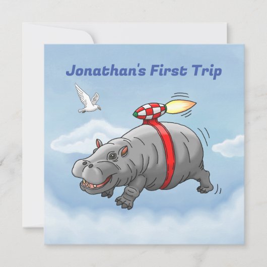 Straalbron Hippo's straalpomp Kaart (Voorkant)