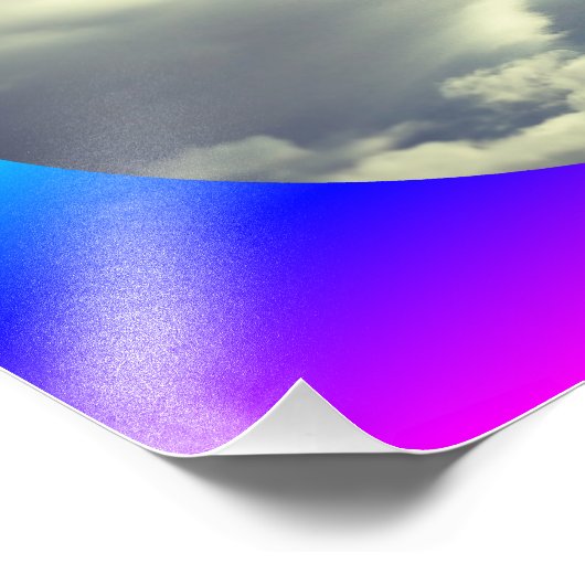 Straalcirkelgrens Foto Afdruk (Hoek)