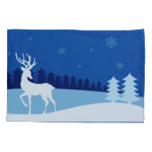 Straalgevallen voor rendierillustratie kussensloop (Achterkant)