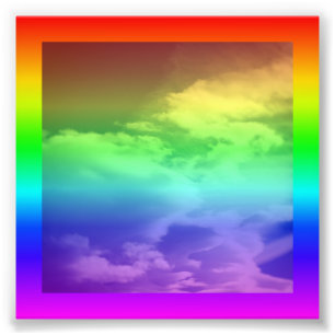 Straalgrens en bekleding foto afdruk