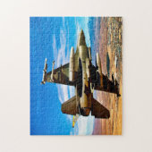 Straaljager boven Nevada. Legpuzzel (Verticaal)
