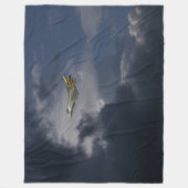 STRAALJAGER IN DE WOLKEN FLEECE DEKEN (Voorkant)