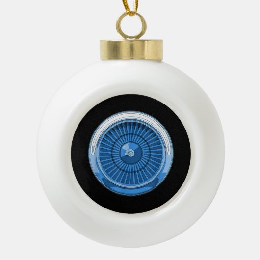 Straalmotor Keramische Bal Ornament (Voorkant)