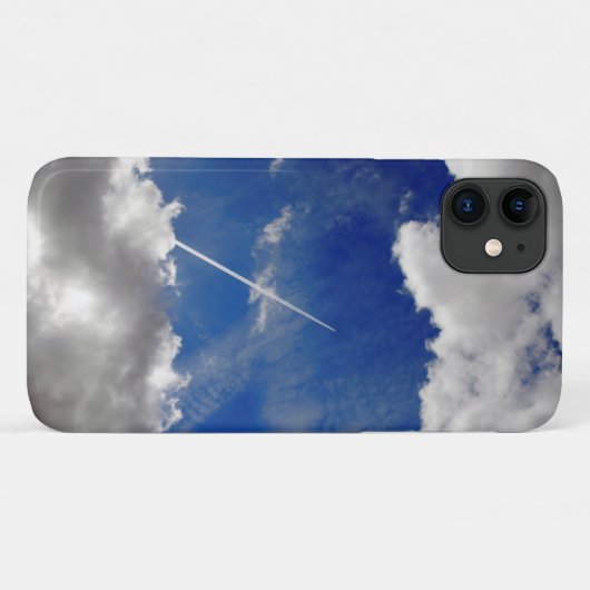 Straalspoor tussen wolken Case-Mate iPhone case (Achterkant (horizontaal))