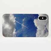 Straalspoor tussen wolken Case-Mate iPhone case (Achterkant (horizontaal))