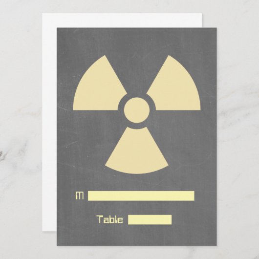 Straalsymbool Plaats kaart (Voorkant / Achterkant)