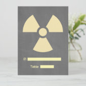 Straalsymbool Plaats kaart (Staand voorkant)