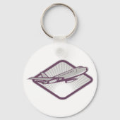 Straalvliegtuig Sleutelhanger (Voorkant)