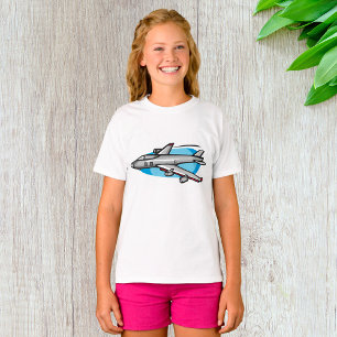 Straalvliegtuig voor vliegtuigfans t-shirt