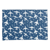 straalvliegtuigen vliegtuigpatroon kussensloop (Voorkant-Rechts)