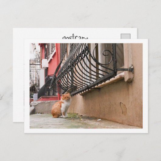 Straat 1 briefkaart (Voorkant / Achterkant)