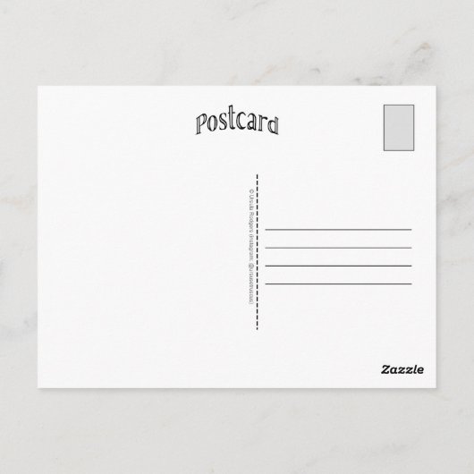 Straat 1 briefkaart (Achterkant)