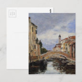 Straat Antibes, van Eugene Boudin Briefkaart (Voorkant / Achterkant)