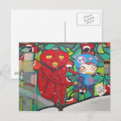 straat ART Briefkaart (Voorkant / Achterkant)