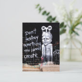 straat ART Briefkaart (Staand voorkant)