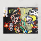 straat ART Briefkaart (Voorkant)