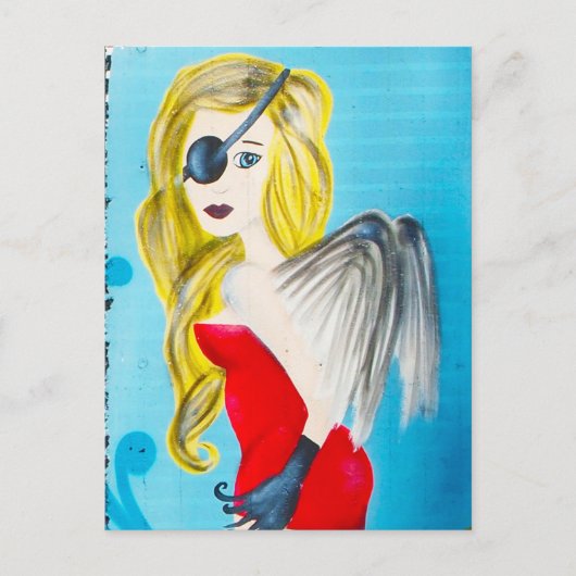 straat ART Briefkaart (Voorkant)