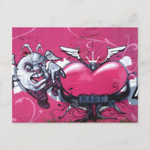 straat ART Briefkaart