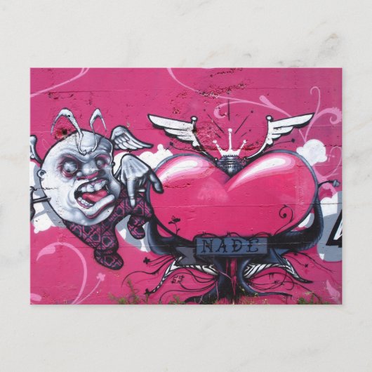 straat ART Briefkaart (Voorkant)