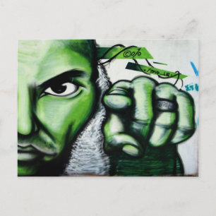 straat ART Briefkaart