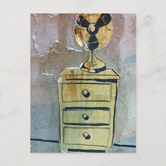 straat art. briefkaart (Voorkant)
