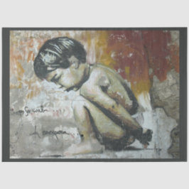 Straat Art Urban Boy 27 Decoupage Tissue Paper Tissuepapier