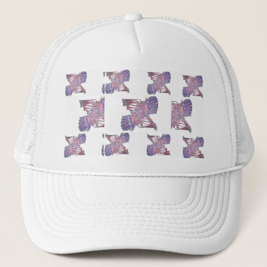 Straat Aura Trucker Hoed Pet (Voorkant)