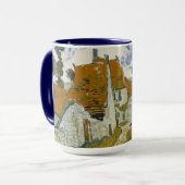 Straat Auvers-sur-Oise van Vincent van Gogh Mok (Voorkant links)