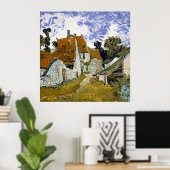 Straat Auvers-sur-Oise van Vincent van Gogh Poster (Thuiskantoor)
