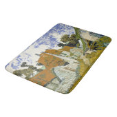 Straat Auvers-sur-Oise Vincent van Gogh Badmat (Gekanteld)