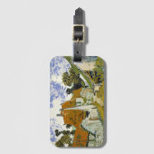 Straat Auvers-sur-Oise Vincent van Gogh Bagagelabel (Voorkant (verticaal))