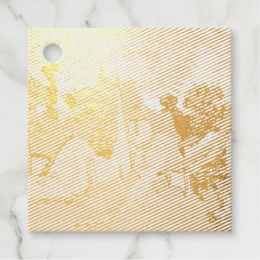 Straat Auvers-sur-Oise Vincent van Gogh Bedankjes Labels (Voorkant)