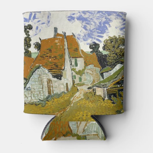 Straat Auvers-sur-Oise Vincent van Gogh Blikjeskoeler (Voorkant)