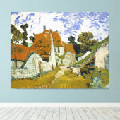 Straat Auvers-sur-Oise Vincent van Gogh Canvas Afdruk (Insitu (Houten vloer))