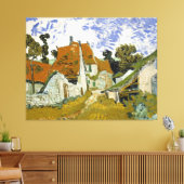 Straat Auvers-sur-Oise Vincent van Gogh Canvas Afdruk (Insitu (Woonkamer))