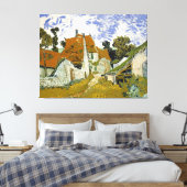 Straat Auvers-sur-Oise Vincent van Gogh Canvas Afdruk (Insitu (Slaapkamer))