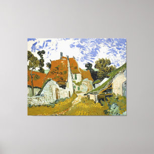 Straat Auvers-sur-Oise Vincent van Gogh Canvas Afdruk