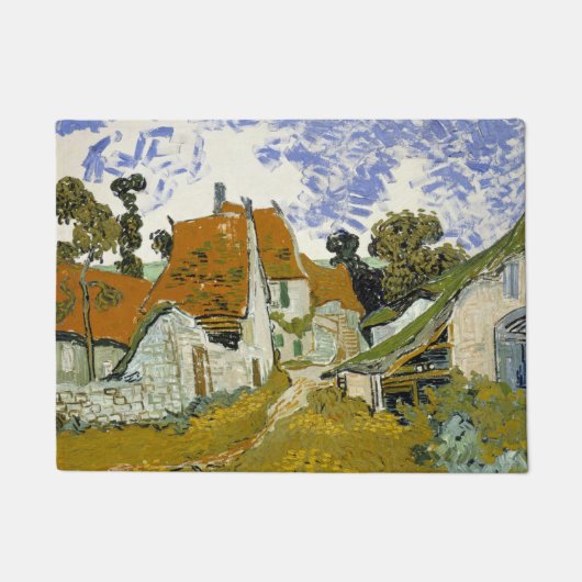 Straat Auvers-sur-Oise Vincent van Gogh Deurmat (Voorkant)