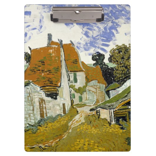 Straat Auvers-sur-Oise Vincent van Gogh Klembord (Voorkant)
