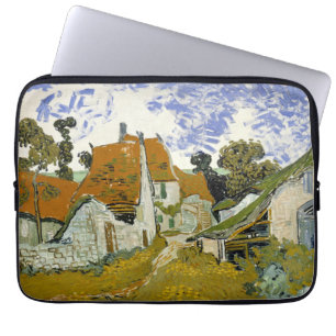 Straat Auvers-sur-Oise Vincent van Gogh Laptop Sleeve