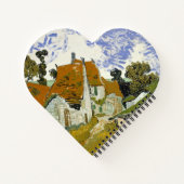Straat Auvers-sur-Oise Vincent van Gogh Notitieboek (Achterkant)