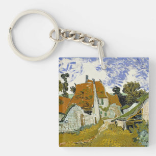 Straat Auvers-sur-Oise Vincent van Gogh Sleutelhanger
